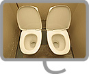 Two toilets